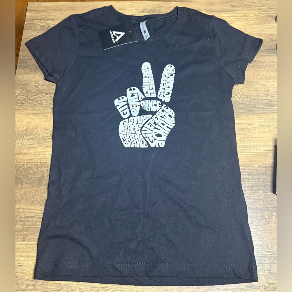 Girl’s Next Level Apparel Tee in medium